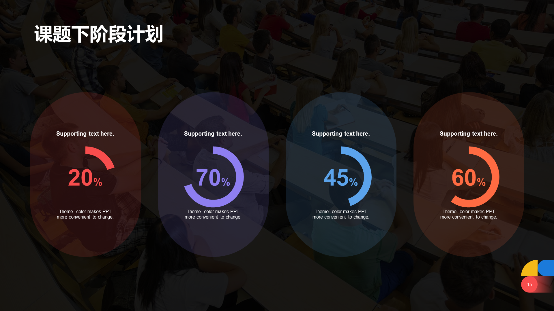 黑色商务教育培训研究报告PPT案例