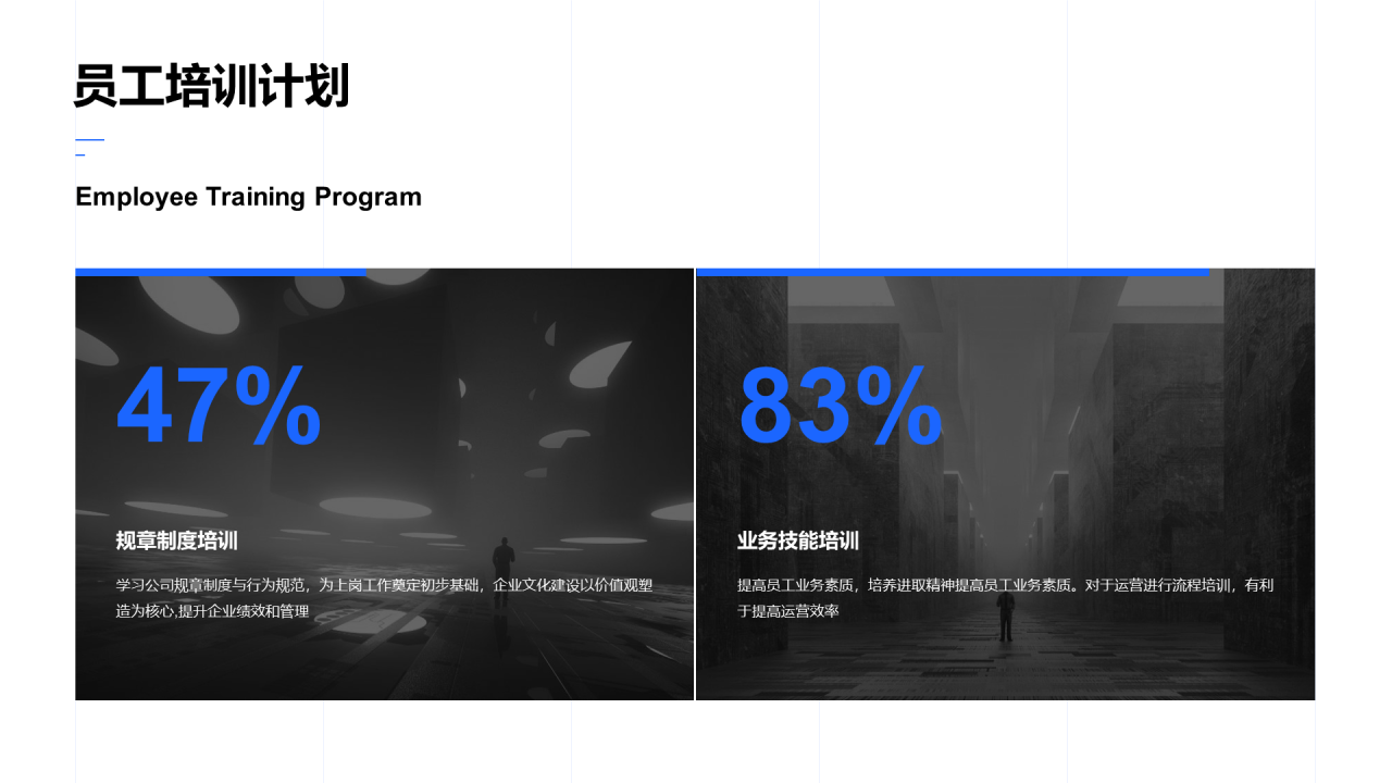 蓝色简约互联网通讯工作总结PPT案例