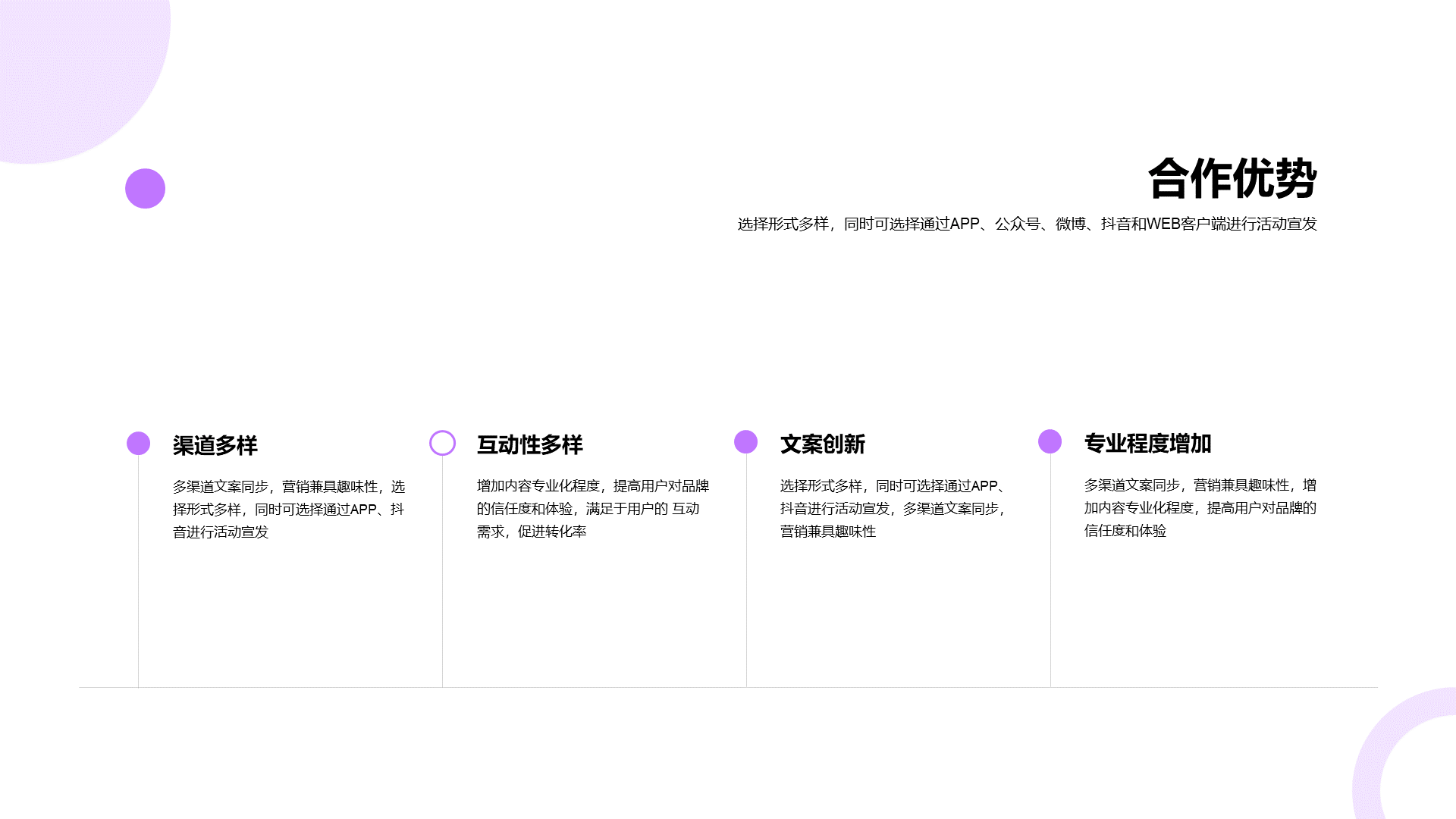 多色简约创意互联网通讯市场营销PPT案例