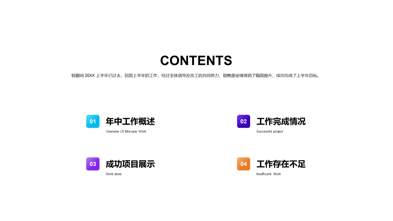多色创意互联网通讯工作总结PPT案例