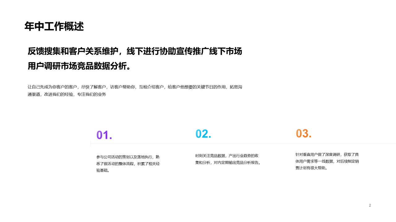 多色创意互联网通讯工作总结PPT案例