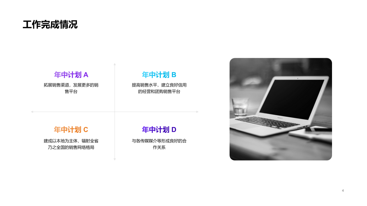 多色创意互联网通讯工作总结PPT案例