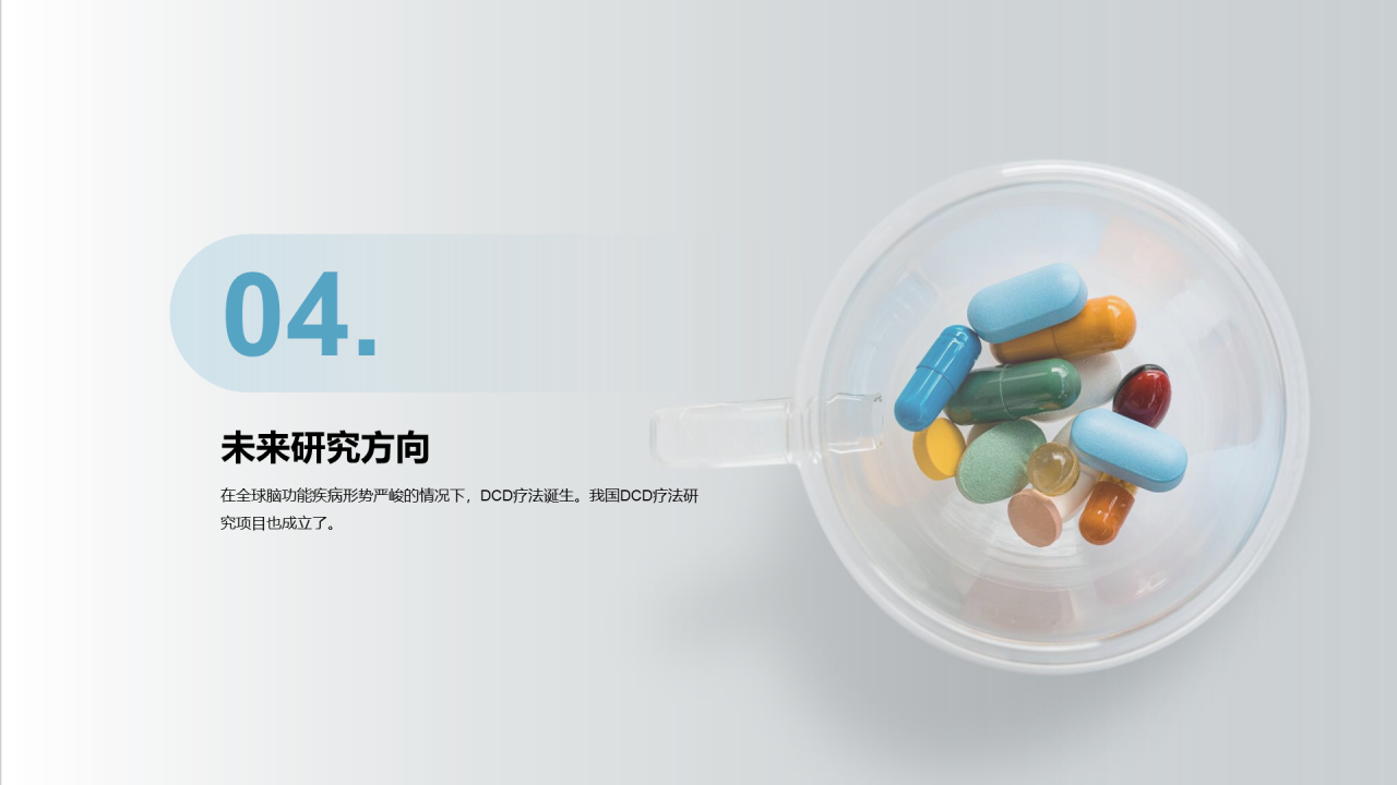 灰色简约医药研究项目汇报PPT案例