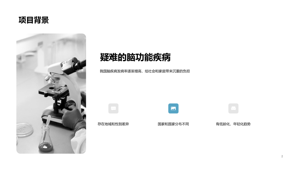 灰色简约医药研究项目汇报PPT案例