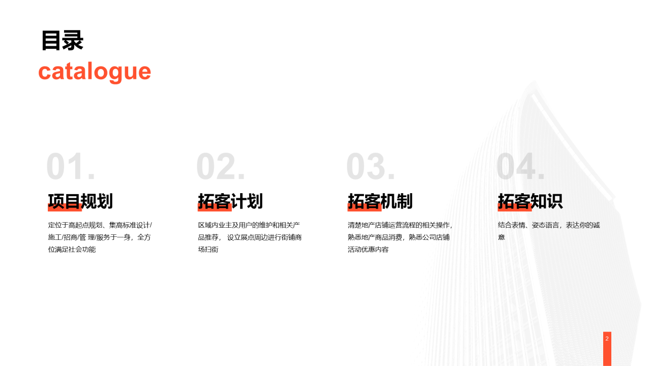 灰色商务地产市场营销PPT案例