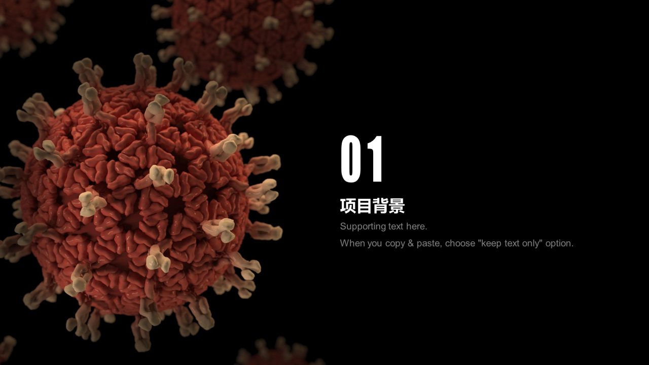 红色创意医疗健康研究报告PPT案例