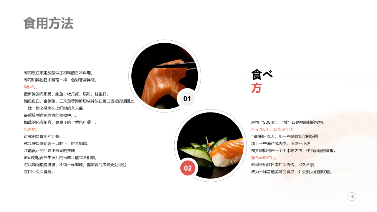 白色创意美食餐饮培训课件PPT案例