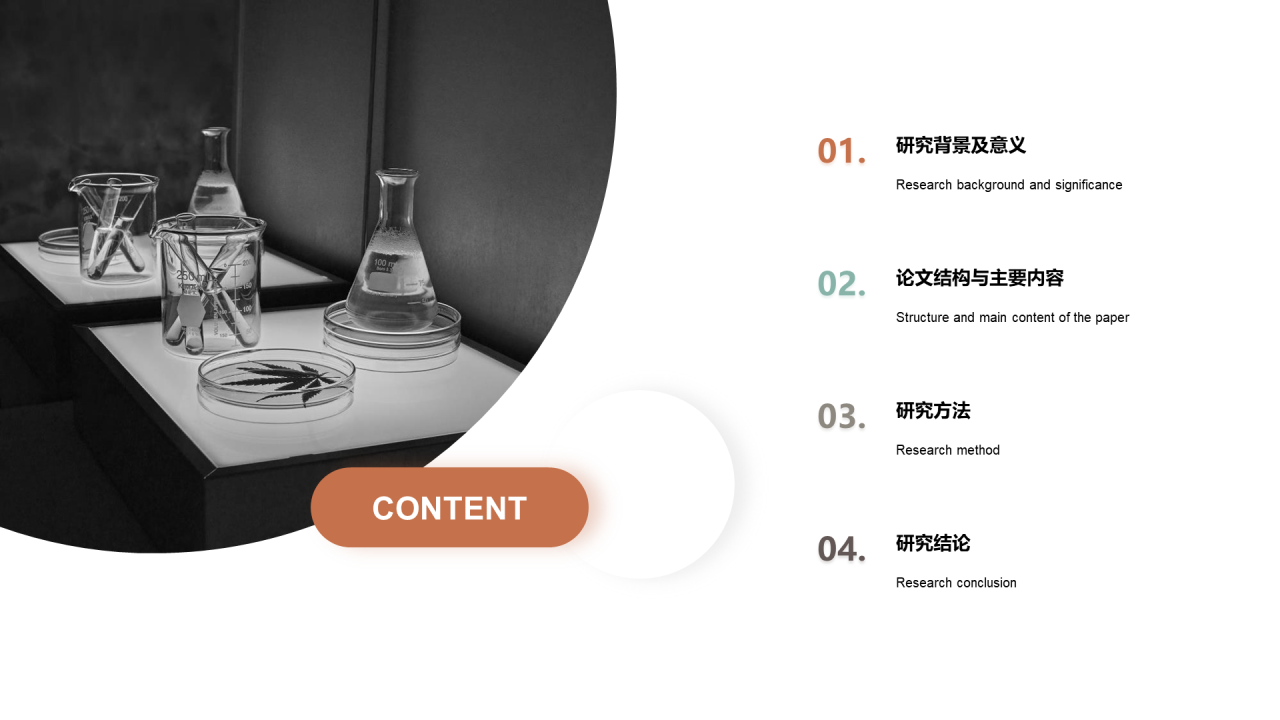 黑色创意化学生物研究PPT案例
