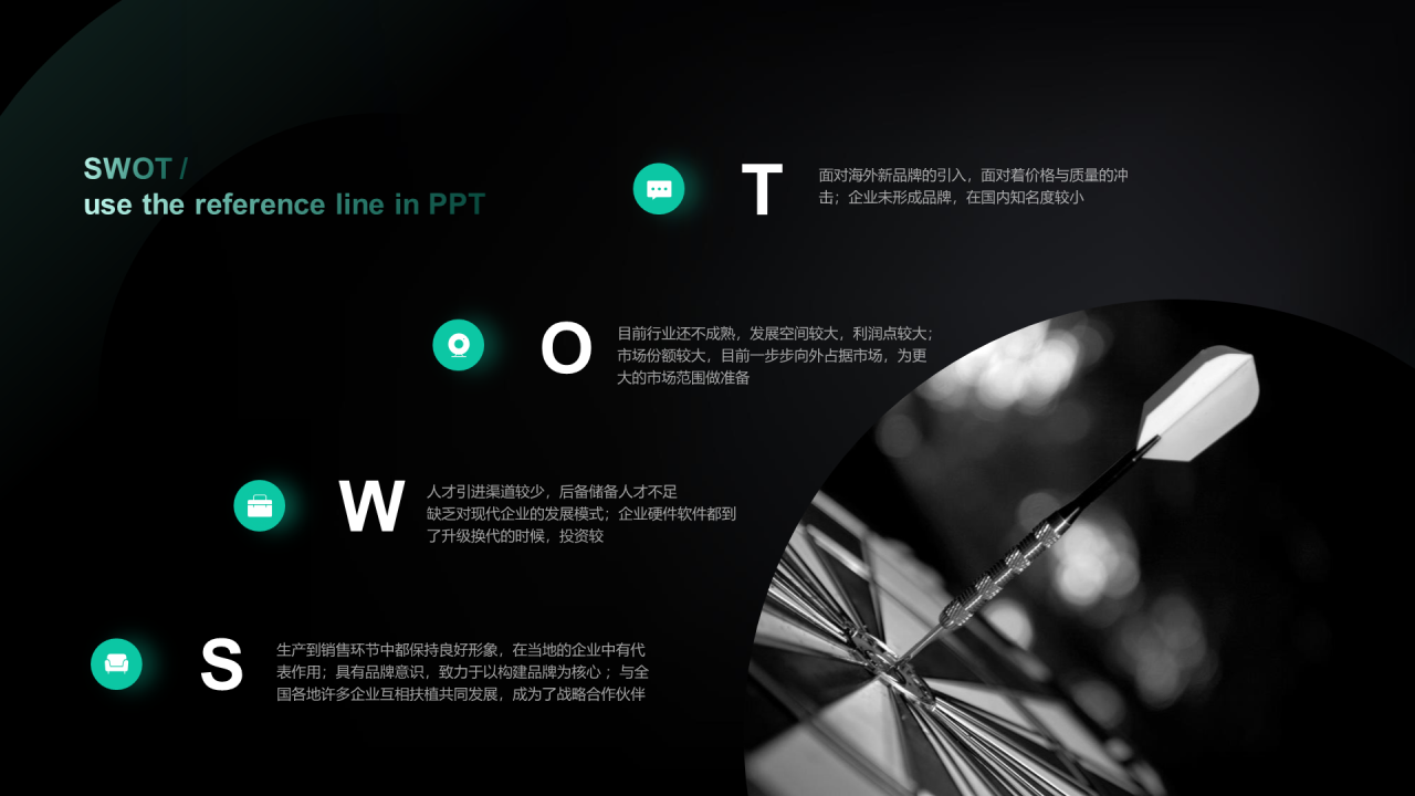 黑色简约商业合作计划书PPT案例