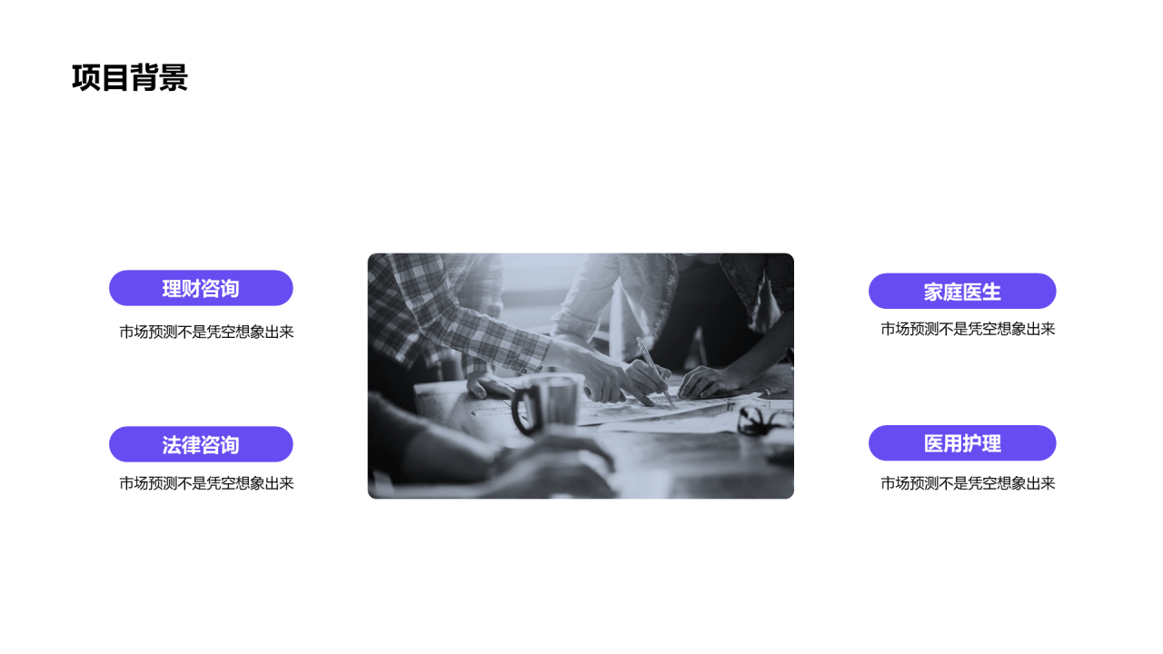 紫色简约商业地产计划书PPT案例
