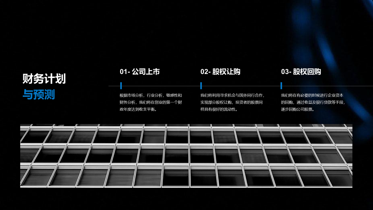 黑色创意科技智能工作总结PPT案例