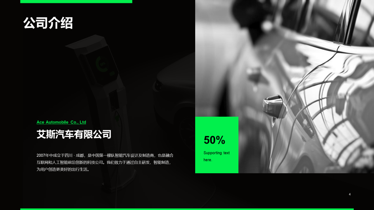 黑色商务能源化工产品发布会PPT案例