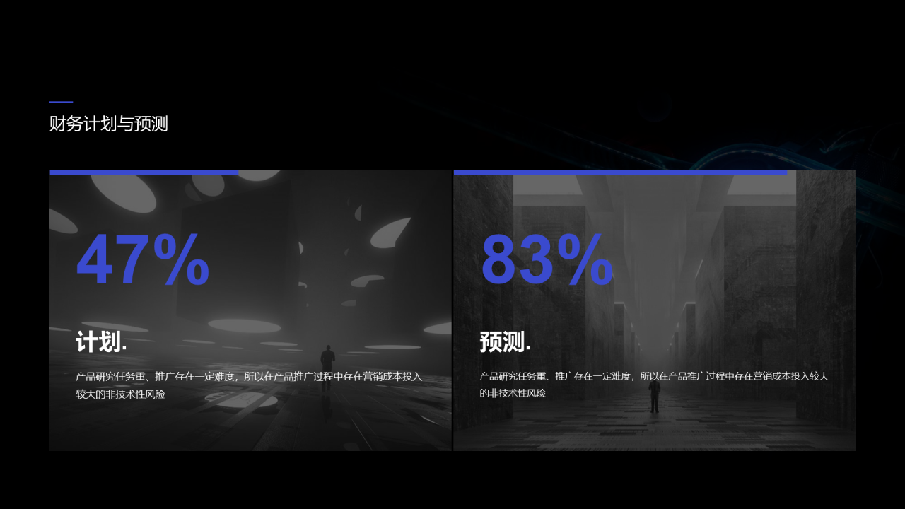 黑色科技商业计划PPT案例