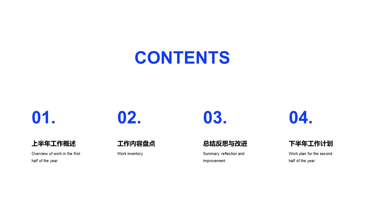 蓝色简约教育培训工作总结PPT案例