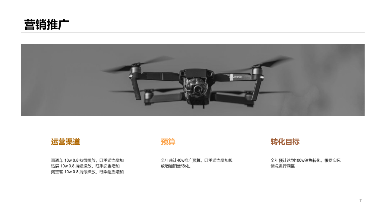 橙色商务市场营销PPT案例