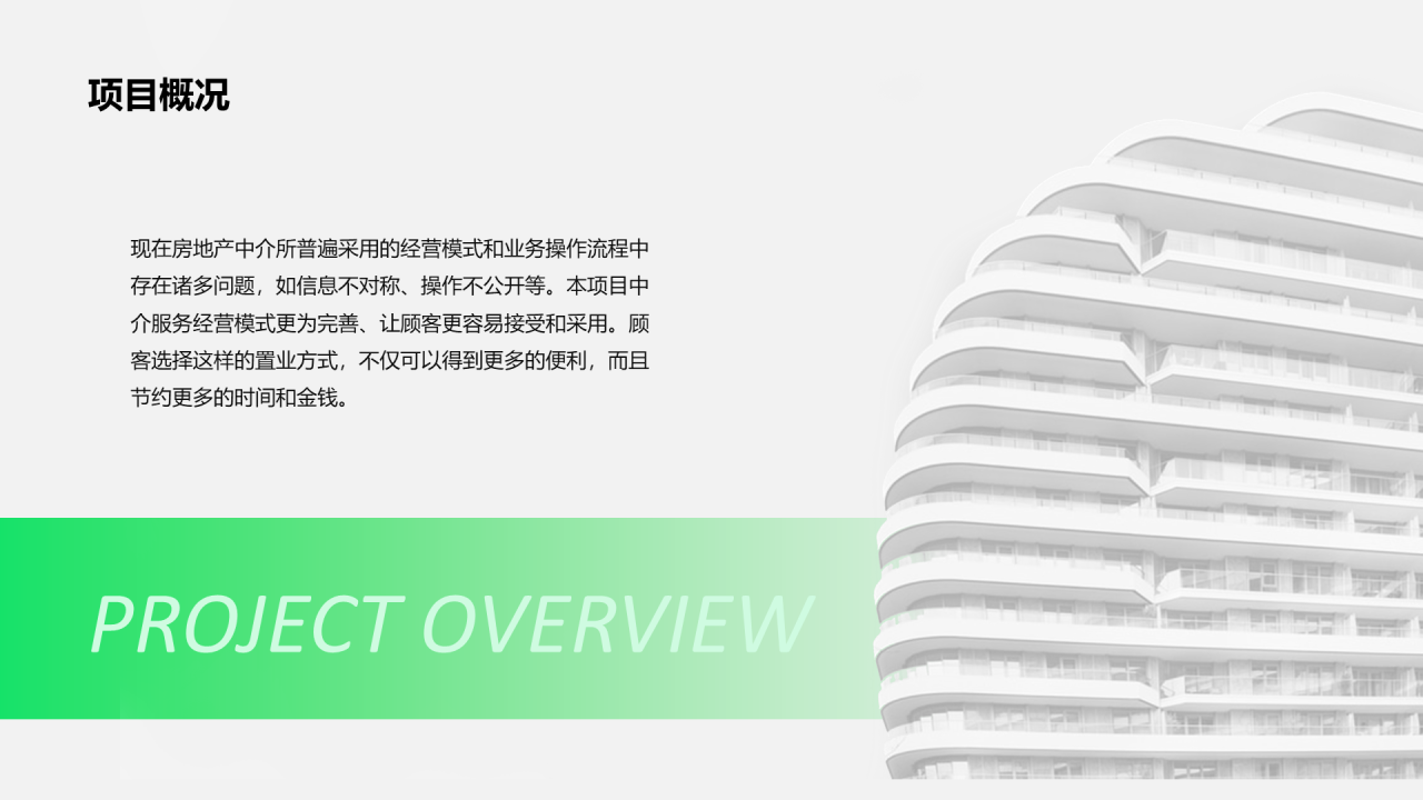 黑色简约地产商业计划书PPT案例