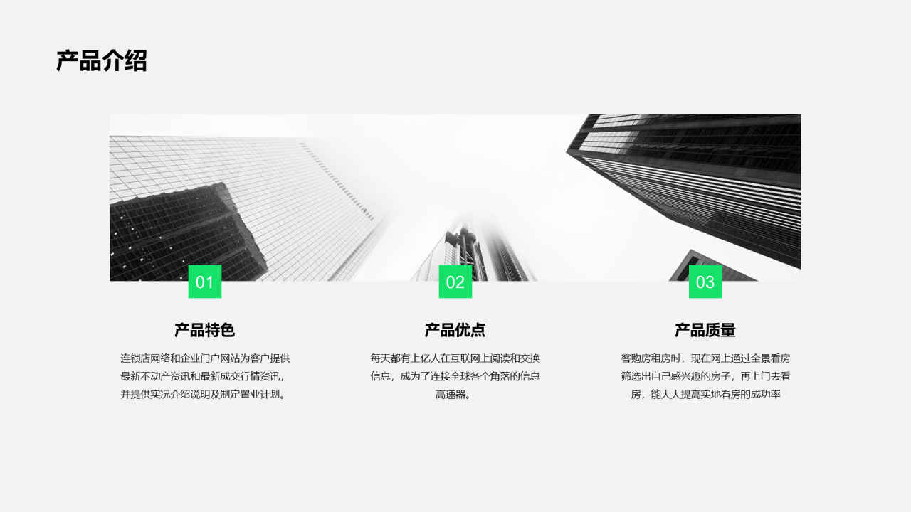 黑色简约地产商业计划书PPT案例