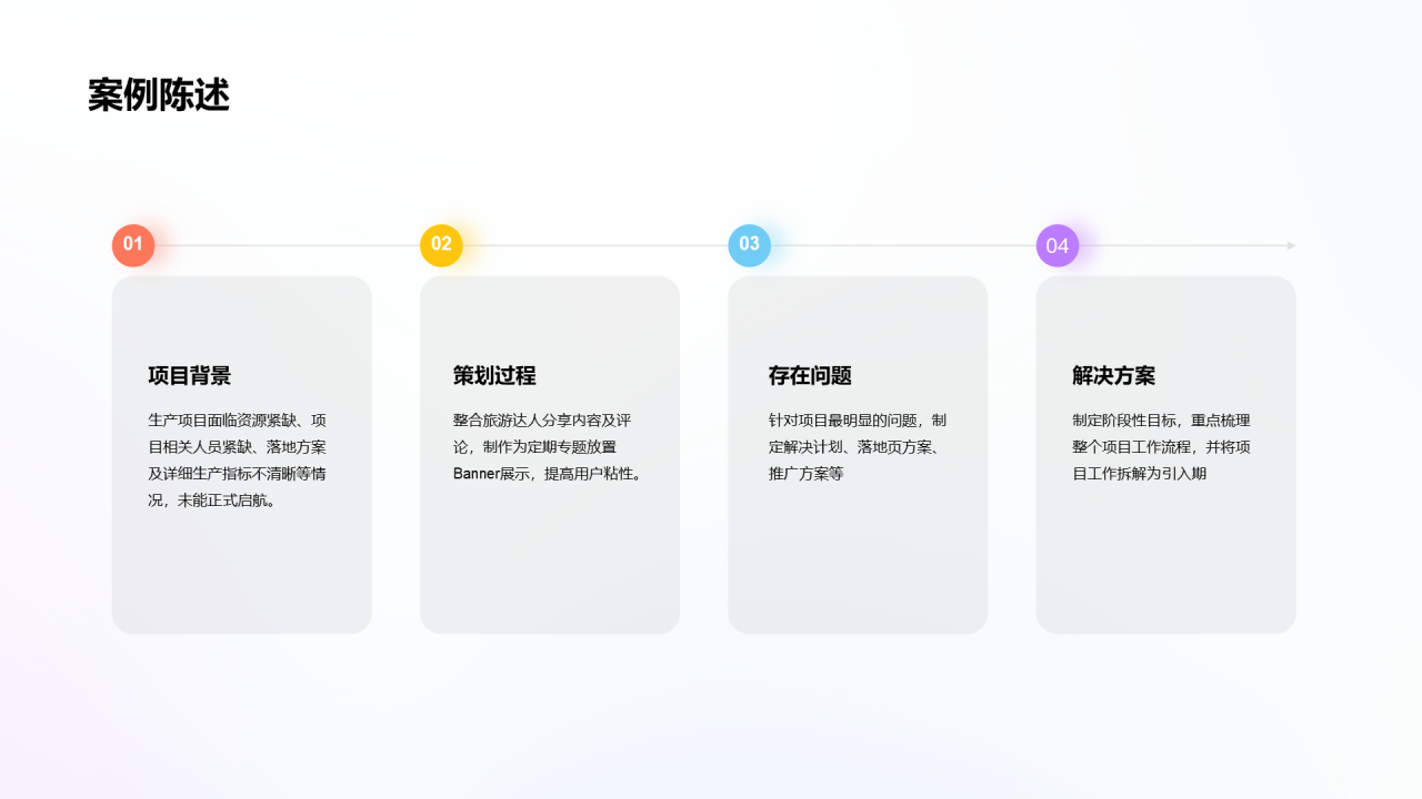 多色创意教育培训工作总结PPT案例