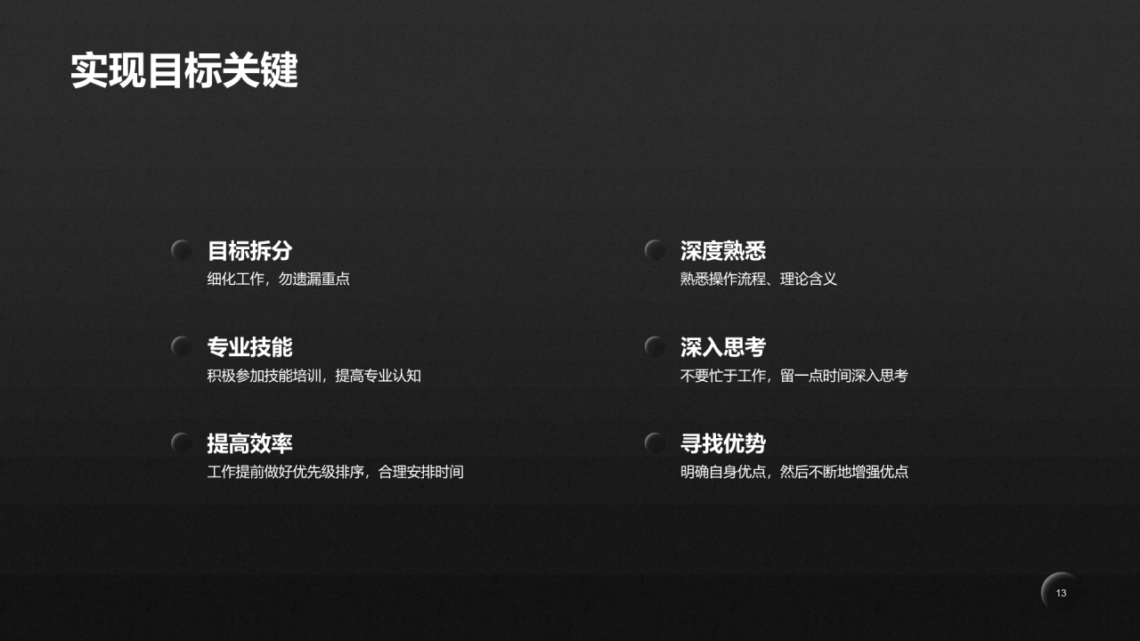 黑色简约互联网通讯述职报告PPT案例