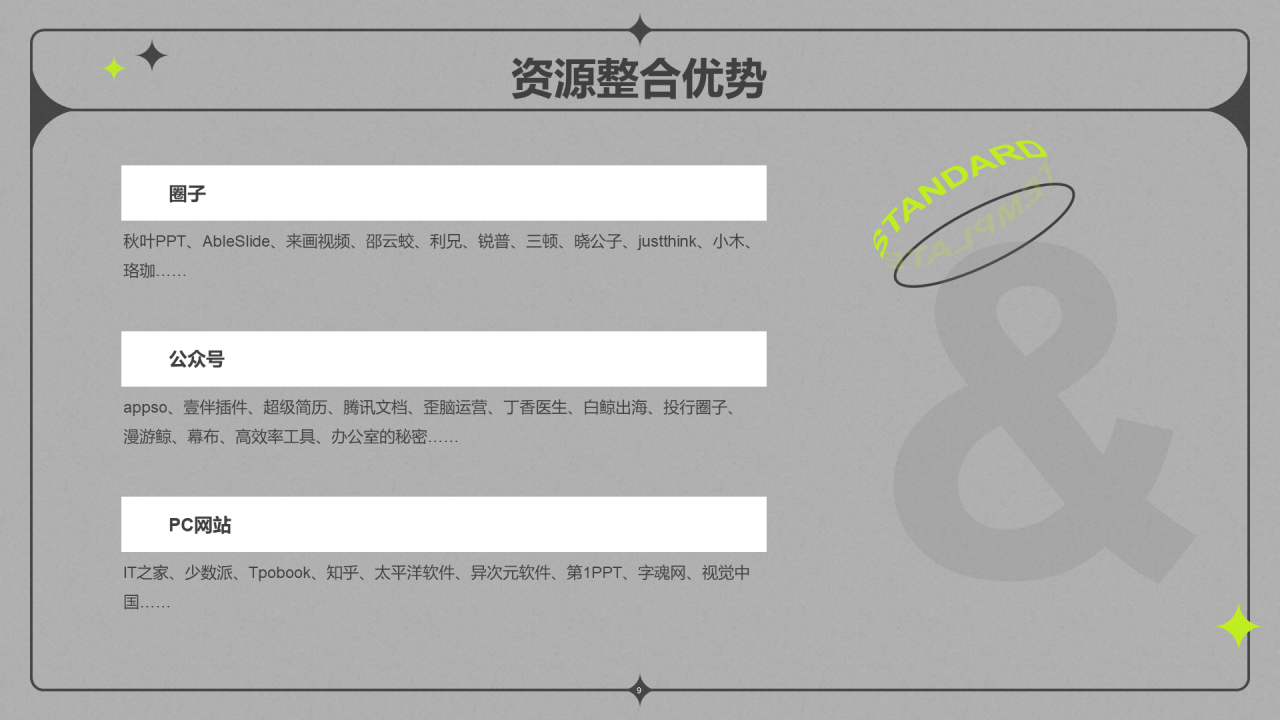 灰色酸性风潮流广告影视媒体营销方案PPT案例