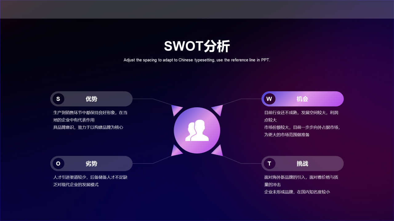 蓝色科技市场营销PPT案例