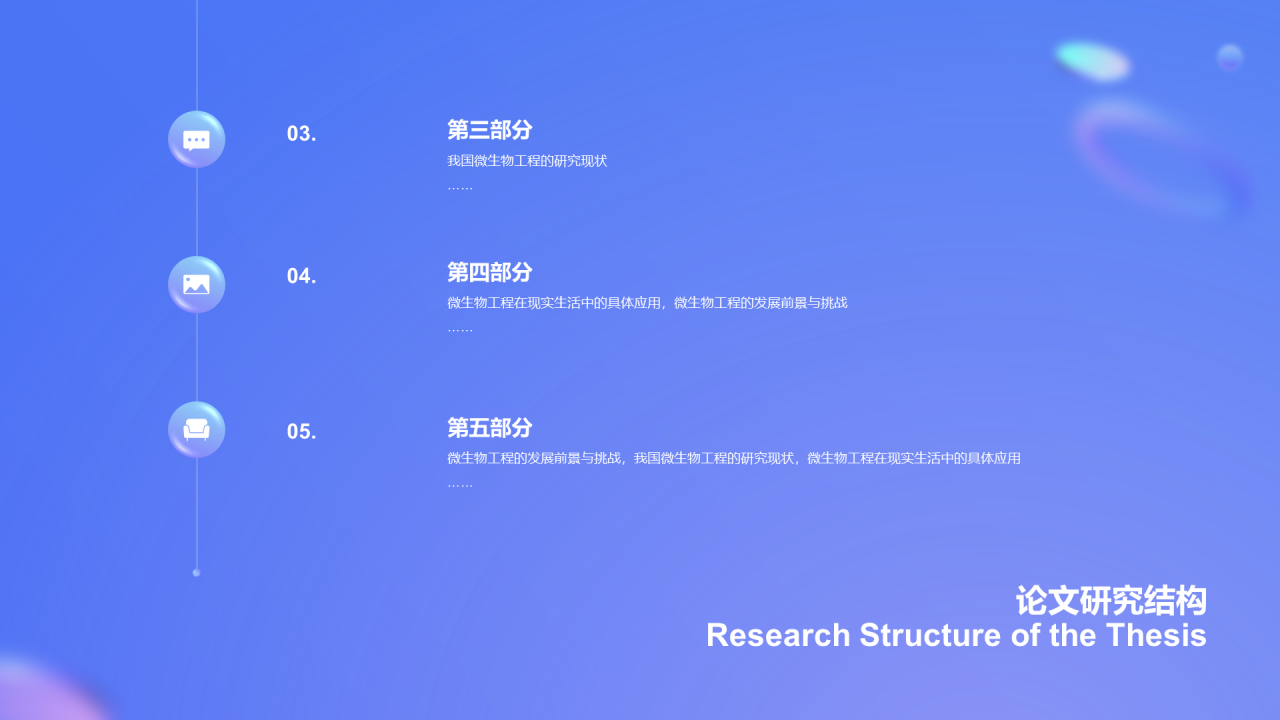 紫色创意医疗生物研究报告PPT案例