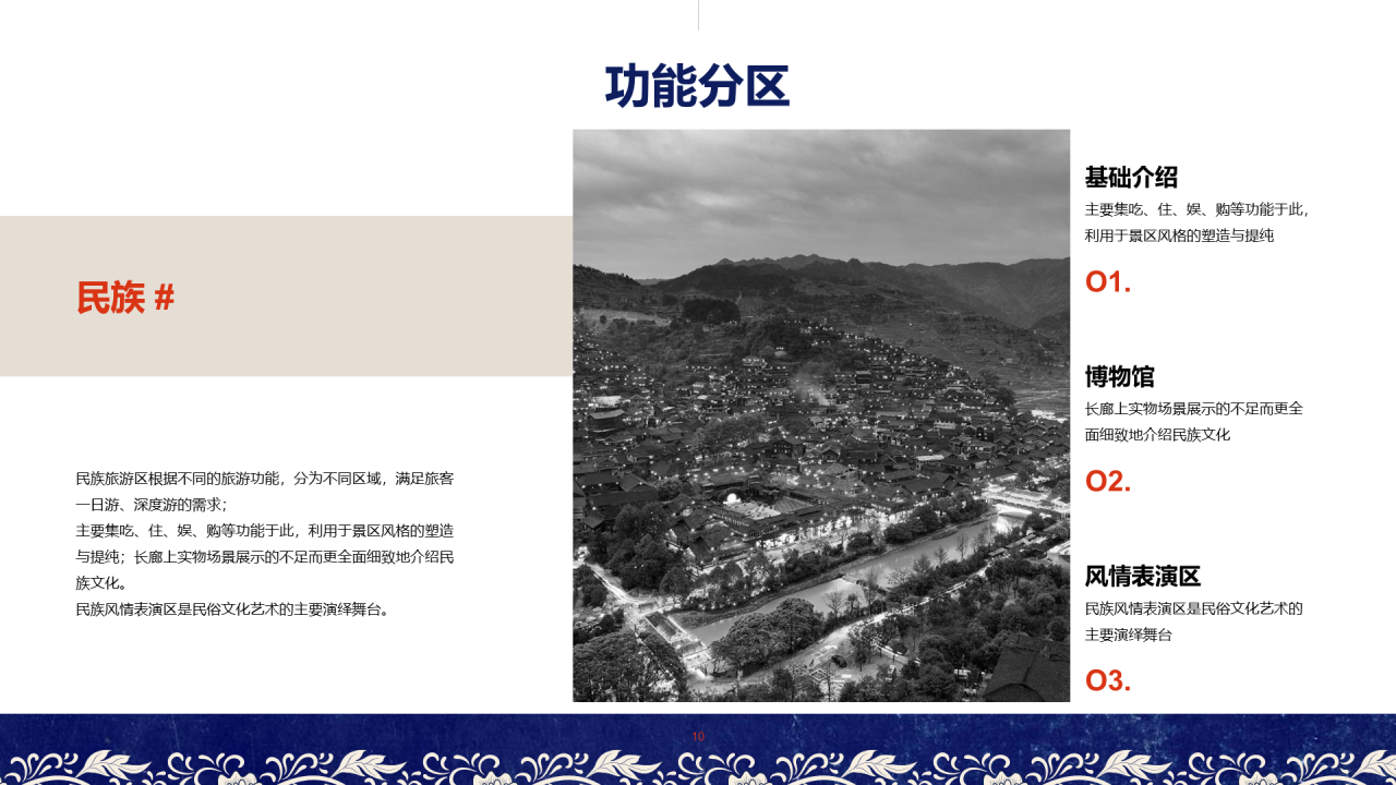 蓝色创意民族文化商业计划书PPT案例