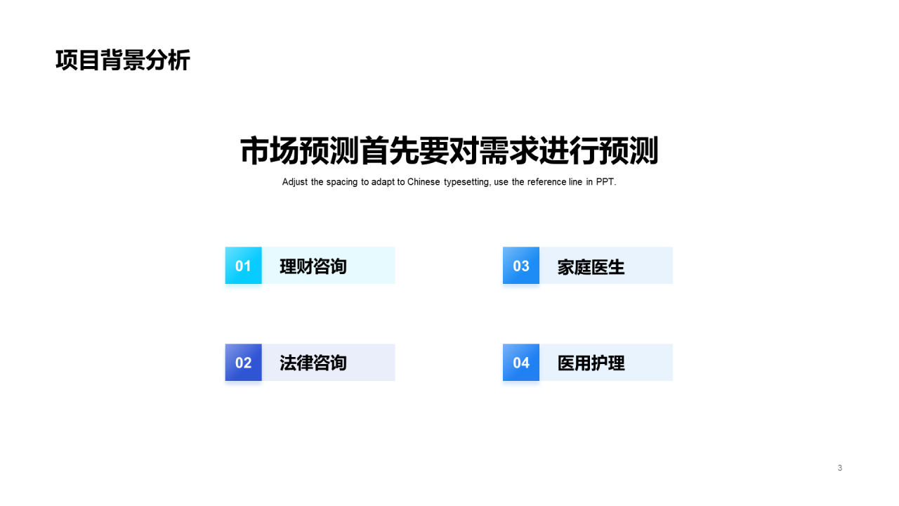 蓝色简约商务商业计划书PPT案例