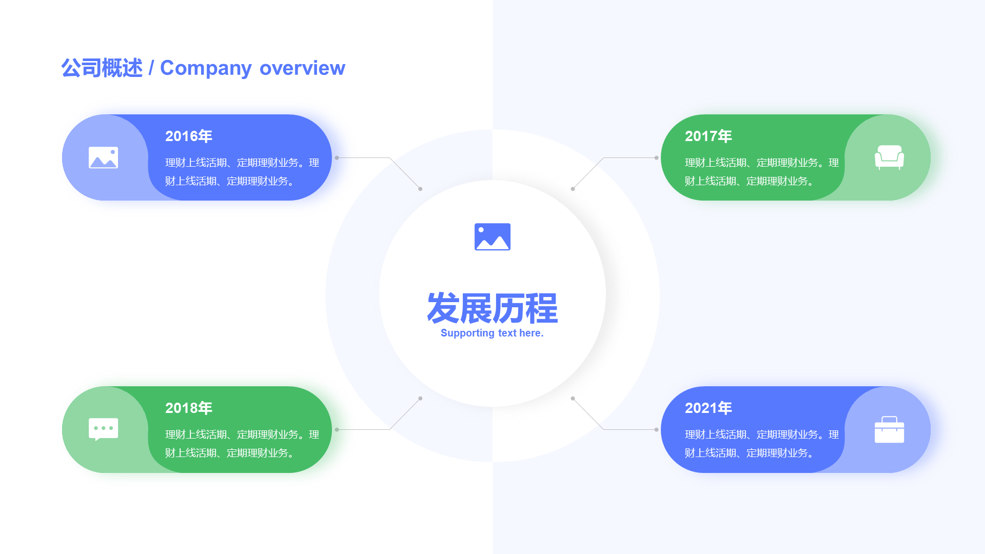 蓝色简约教育培训PPT培训课件模板风格下载