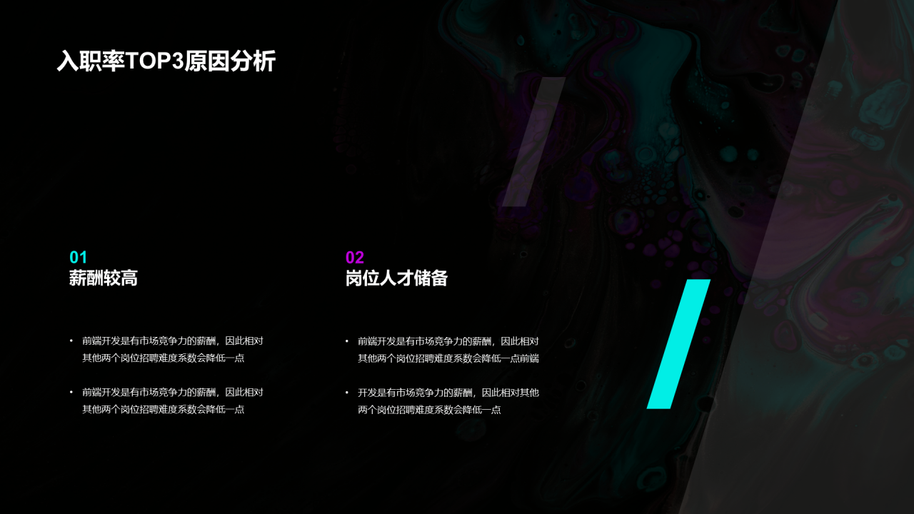黑色创意年终总结PPT模板汇报