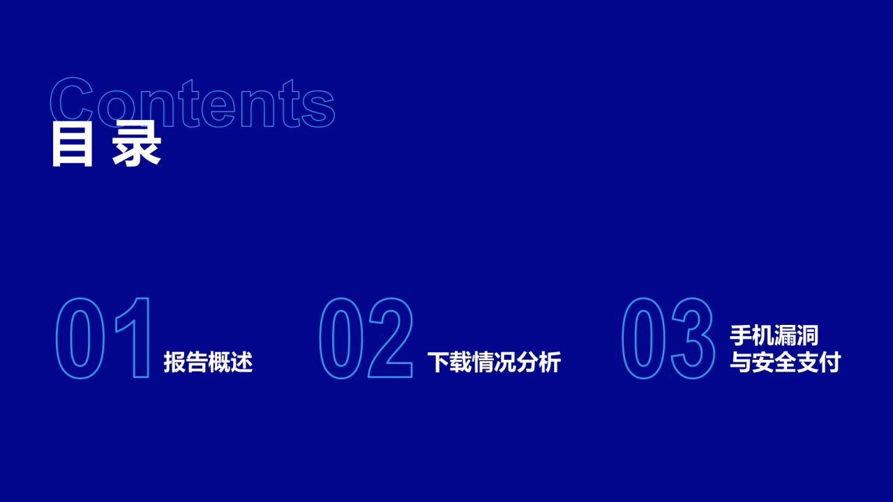 蓝色科技移动支付安全PPT研究报告分析