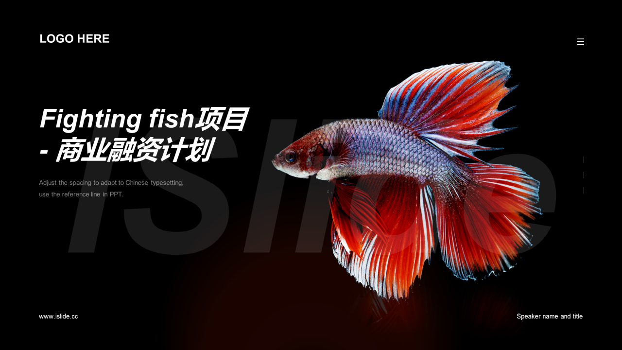 黑色商务项目商业计划书PPT案例