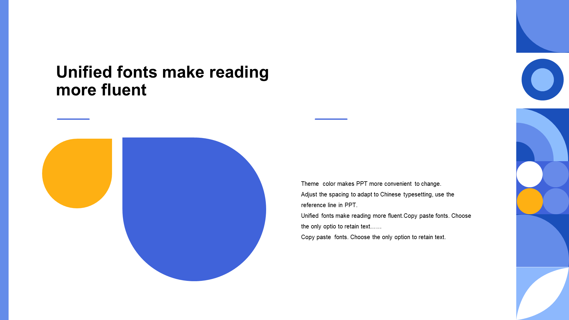 Blue Simple Geometry Education Teaching Training Art Design Training PPT Courseware