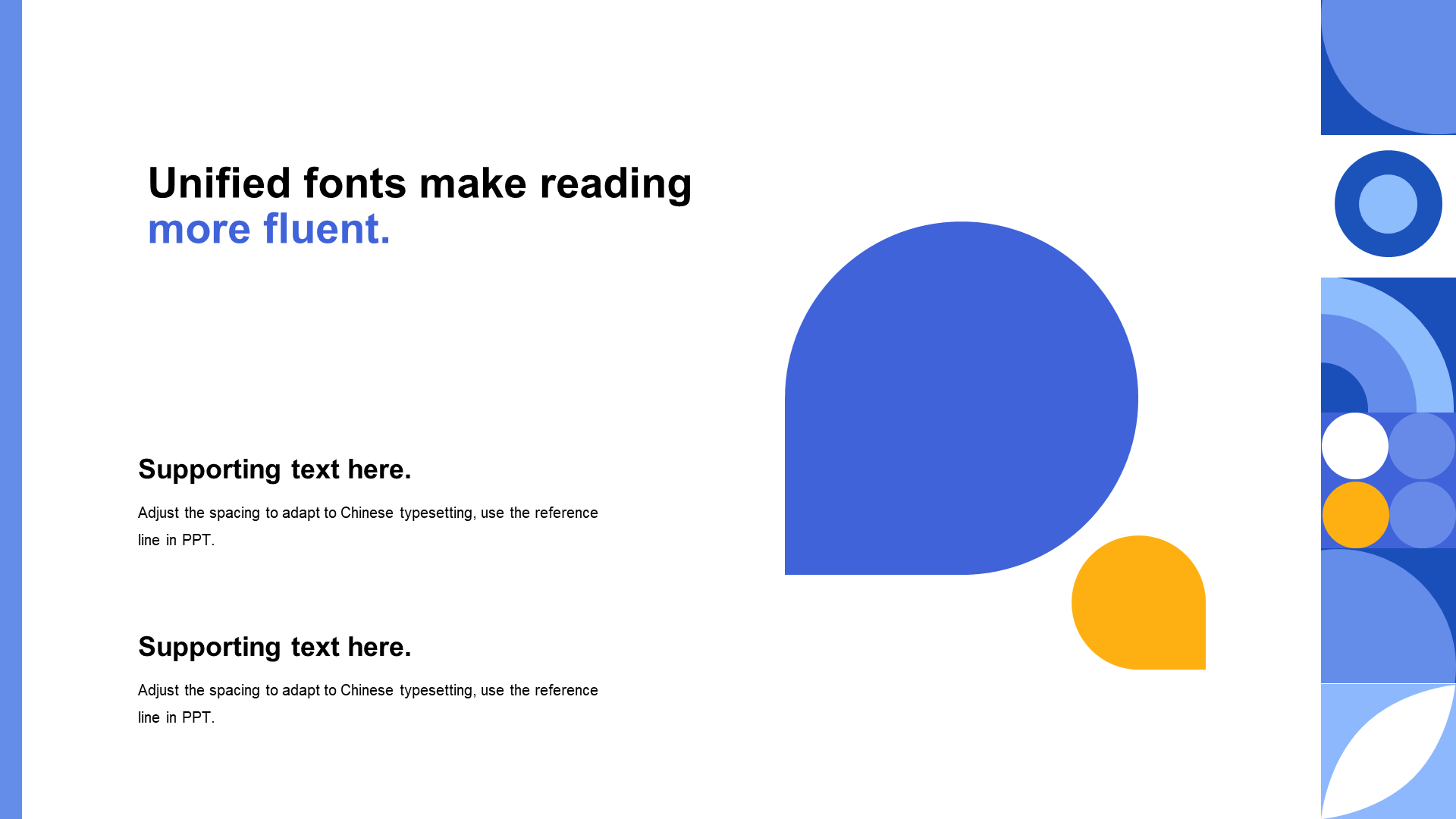Blue Simple Geometry Education Teaching Training Art Design Training PPT Courseware