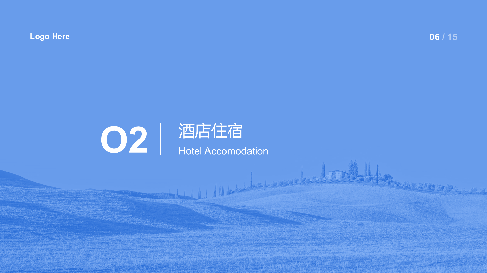 Blue Travel Paddy Field Natural Scenery Marketing Typical Marketing Case Analysis PPT Template