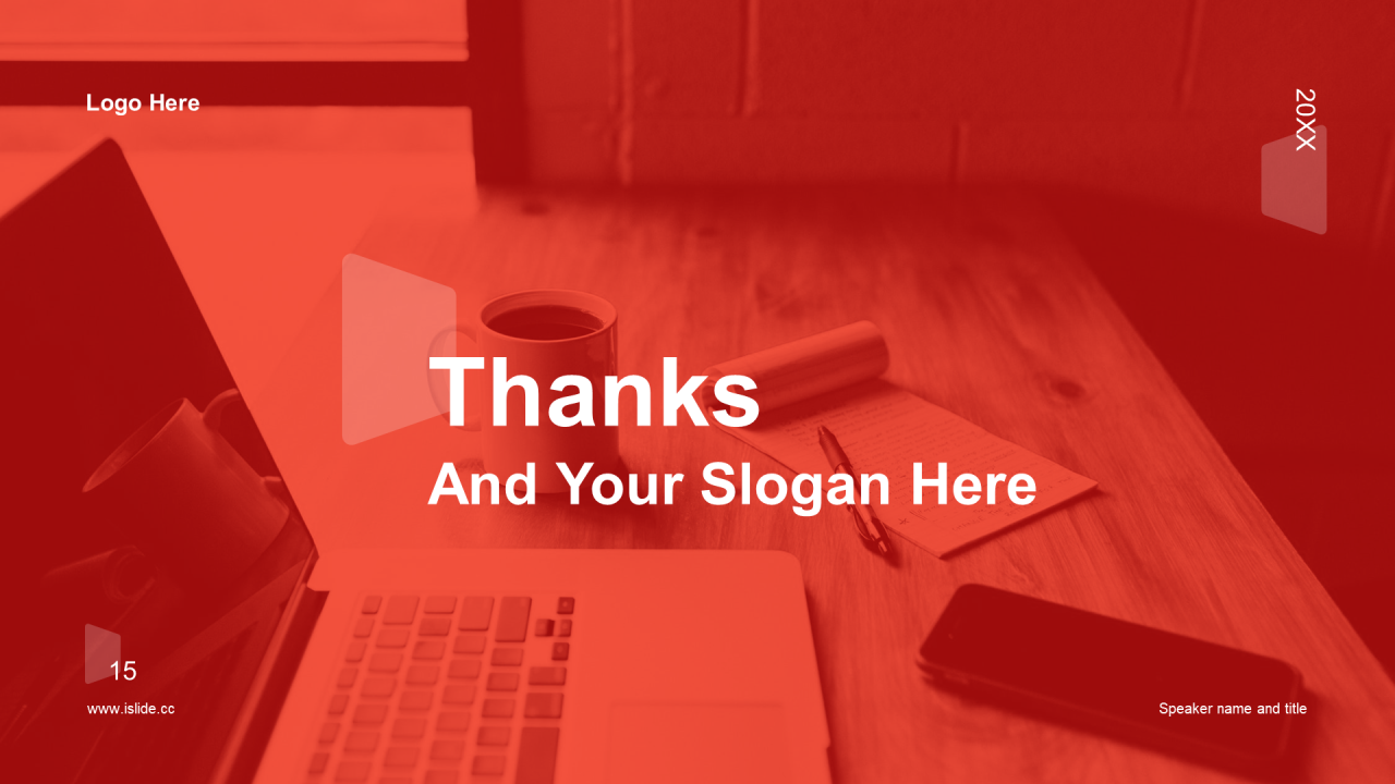 红色商务年终工作计划总结及未来规划PPT素材下载