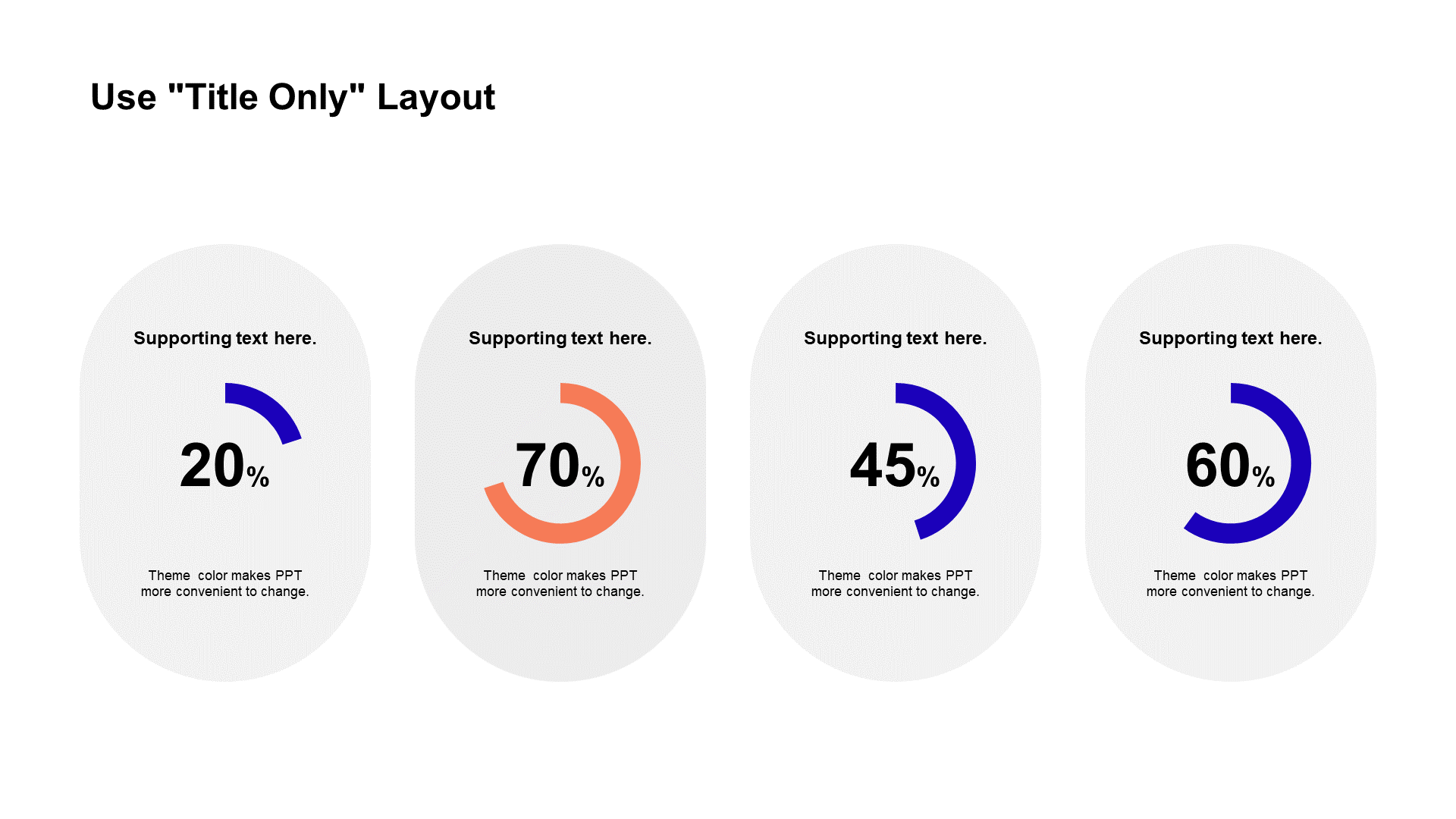 Blue creative education training personal general competition report PPT template