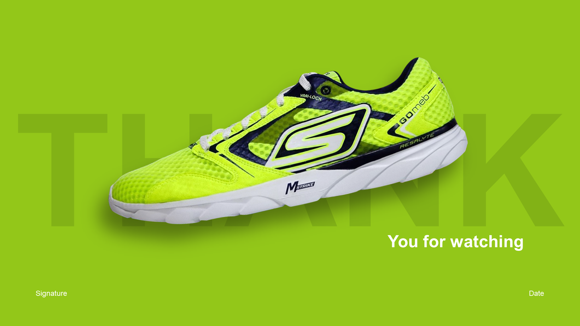 PPT Template for Green Business Sports Product Conference Planning