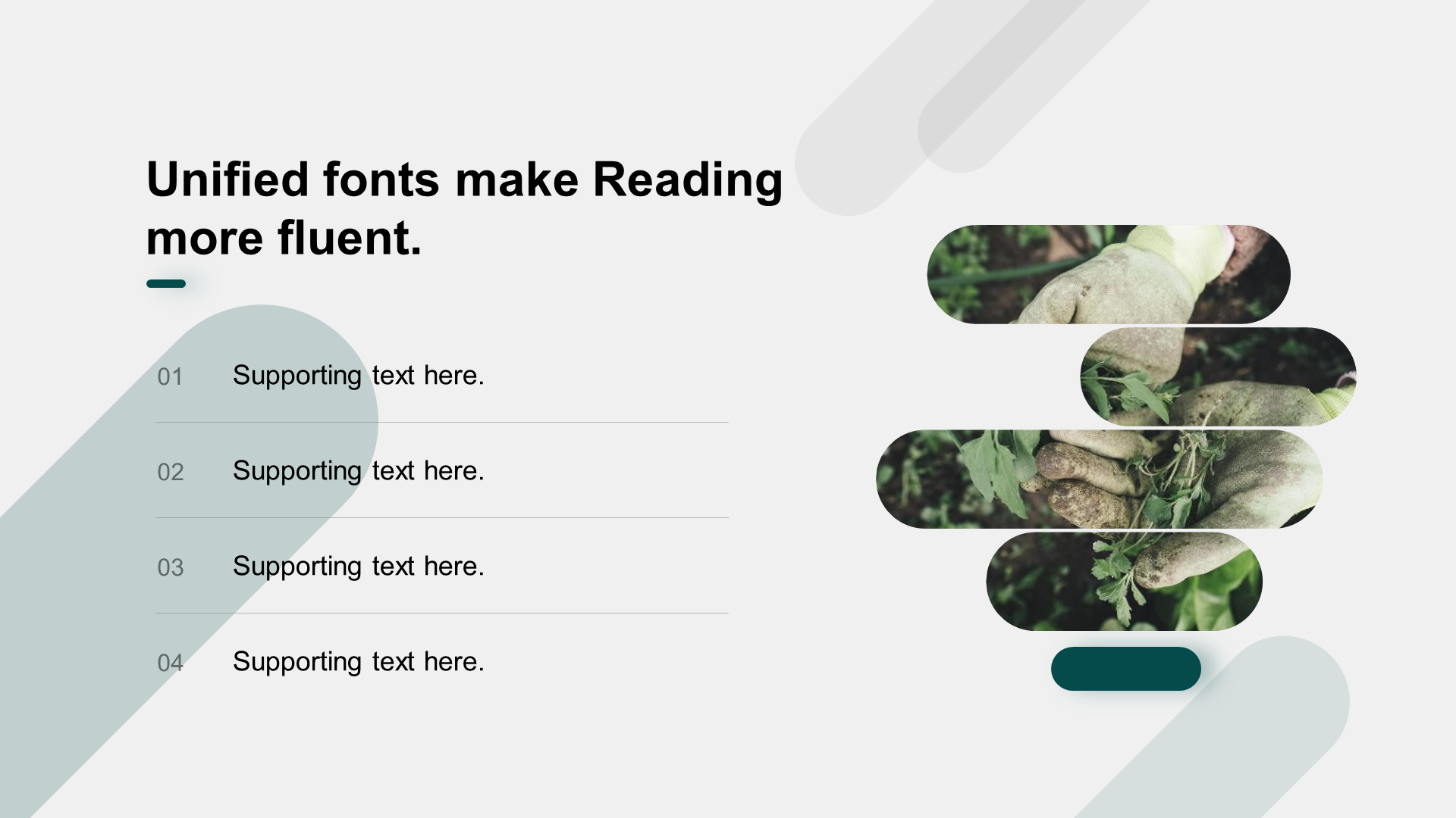Green, Simple and Smart Agriculture Modern Business Plan PPT Material for Future Project Plan