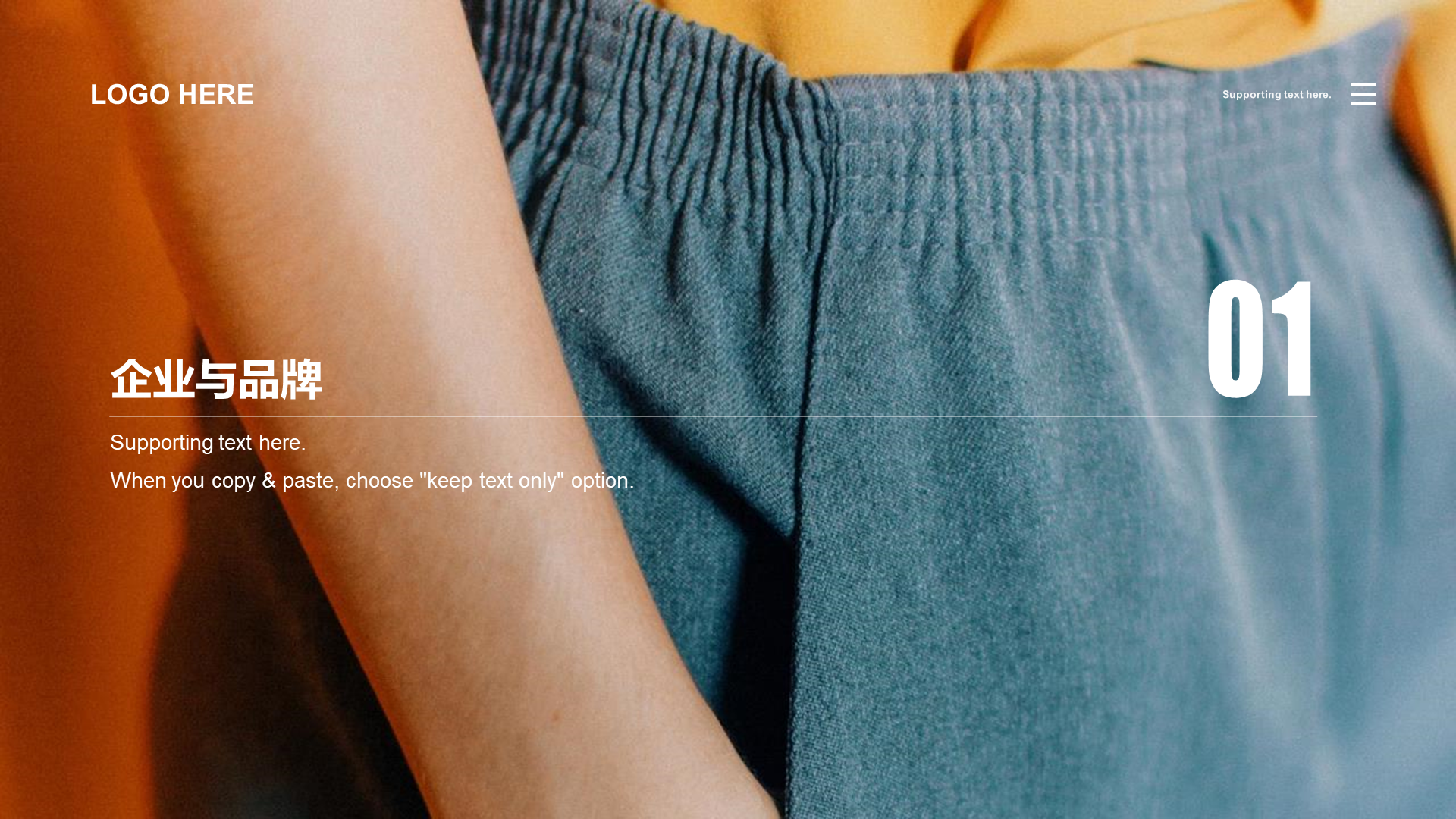 Blue Simple Fashion Brand Marketing Plan Operation Plan Planning PPT Template
