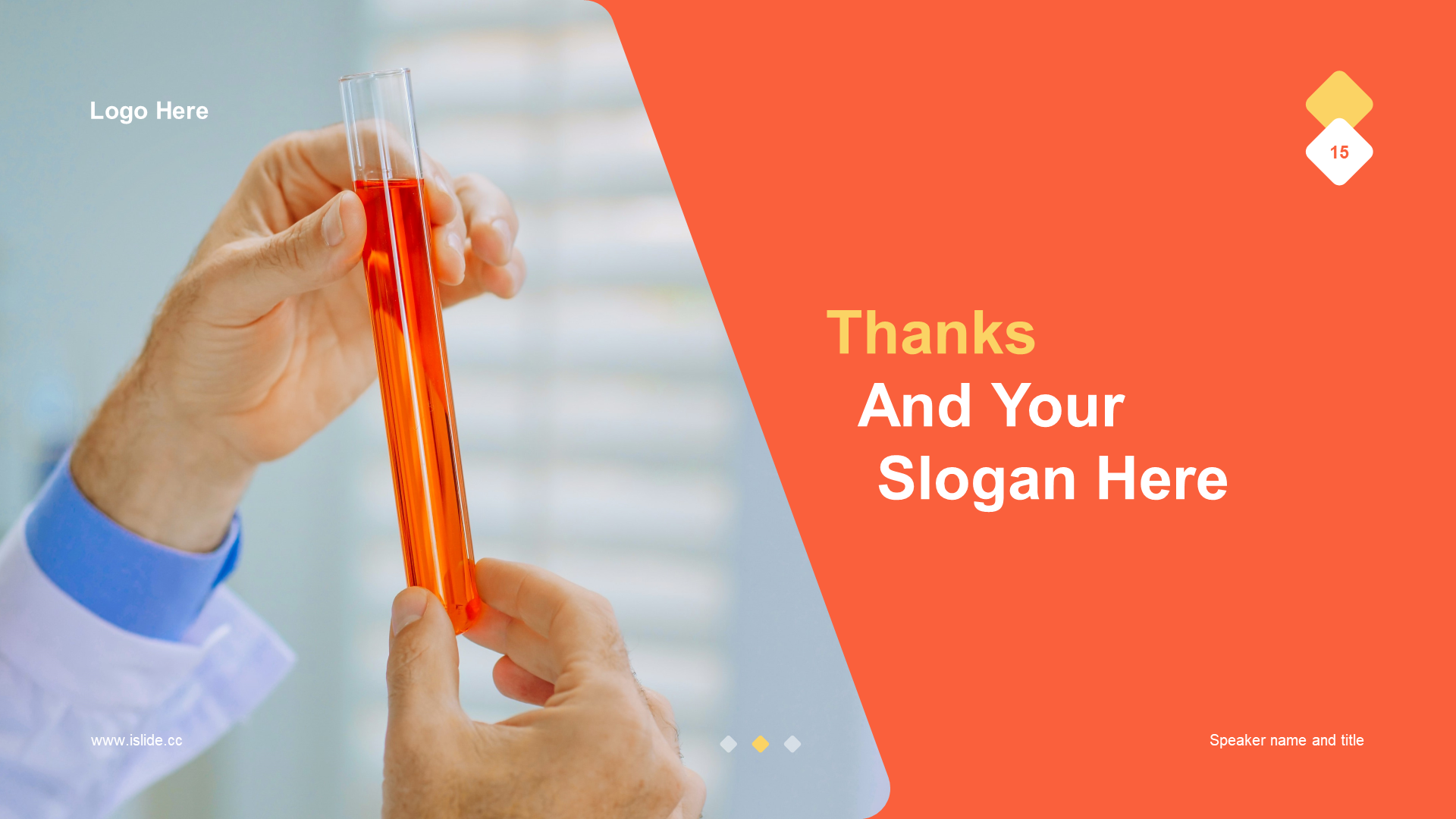 Orange Business Medicine Biology Industry Special Research Report PPT Template