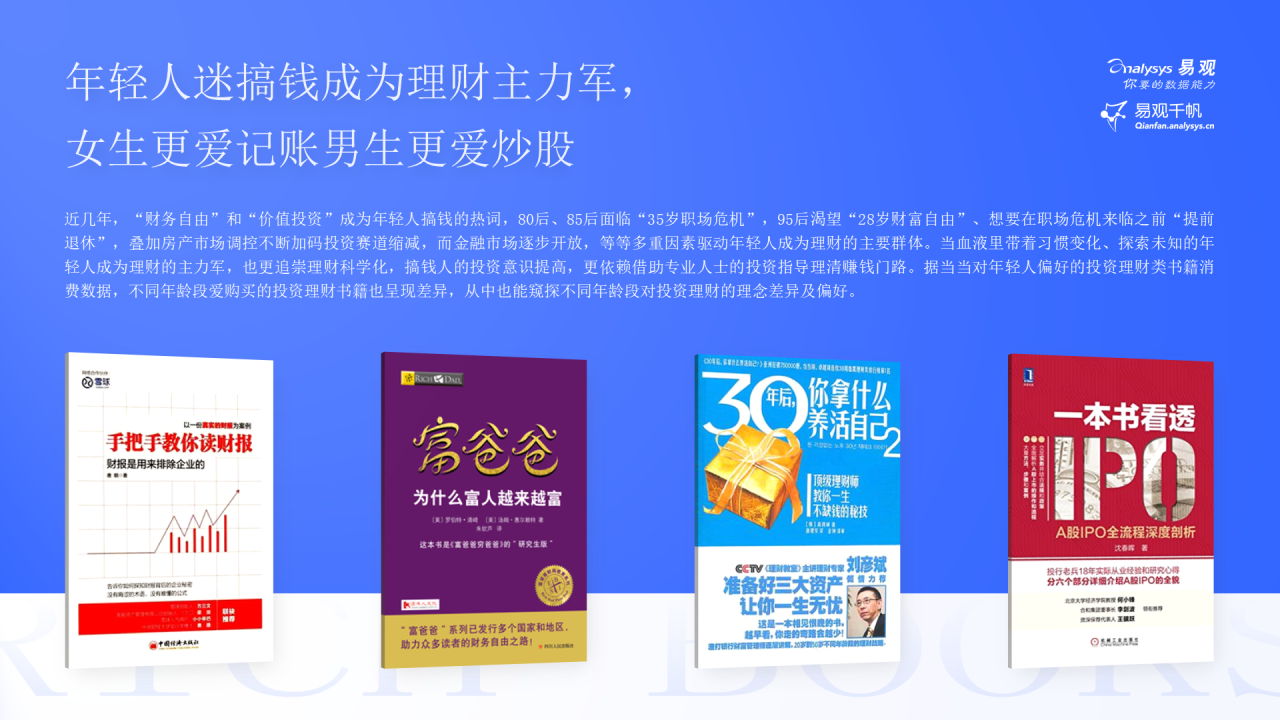 这届年轻人热爱搞钱，渐成理财“主力军”