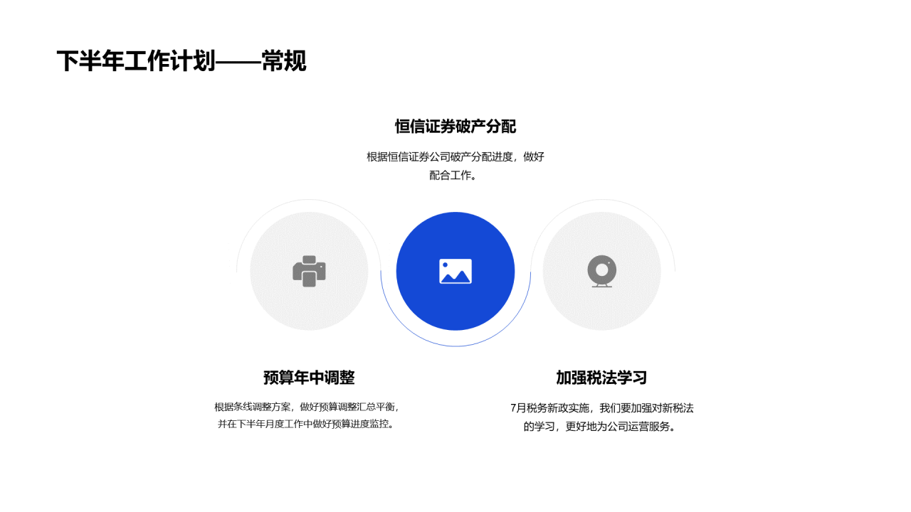 最新财务部半年度工作总结PPT案例