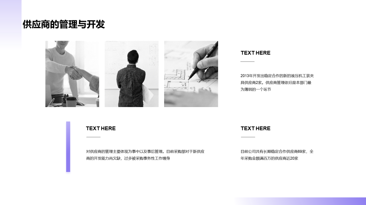 采购部年终工作总结汇报PPT素材下载