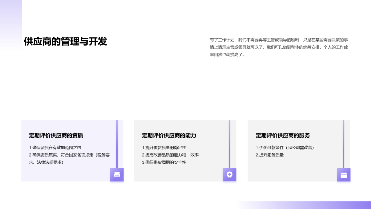 采购部年终工作总结汇报PPT素材下载