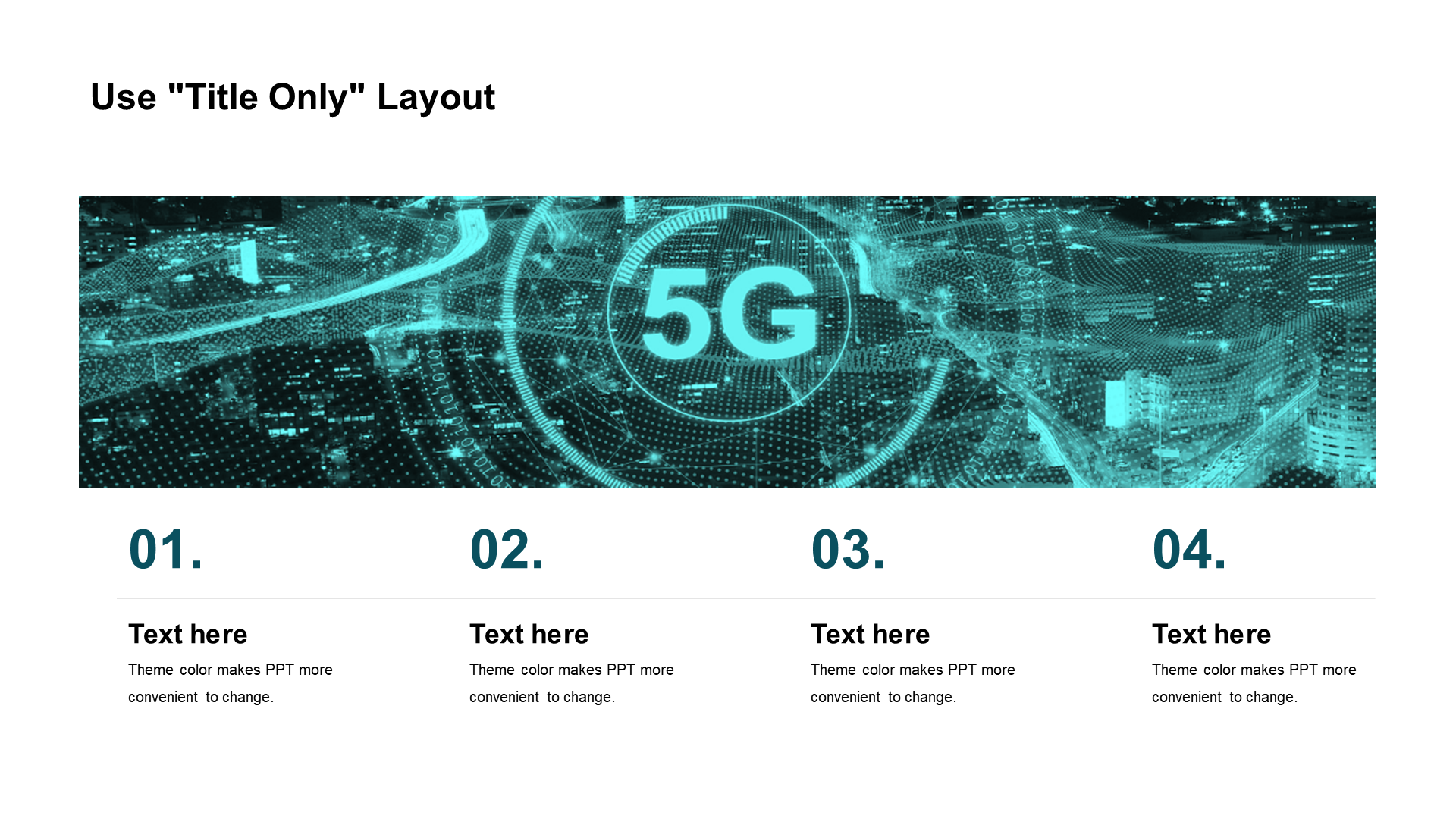 蓝色科技互联网5G商业计划书PPT案例