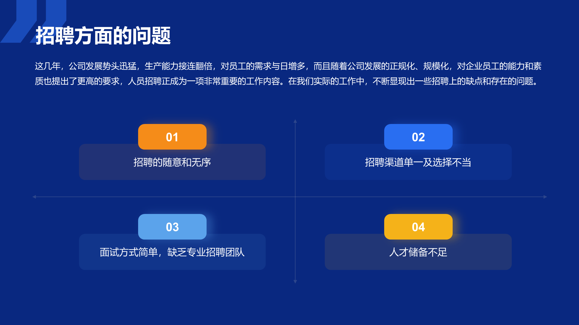 蓝色商务人资行政部年终工作总结汇报PPT下载