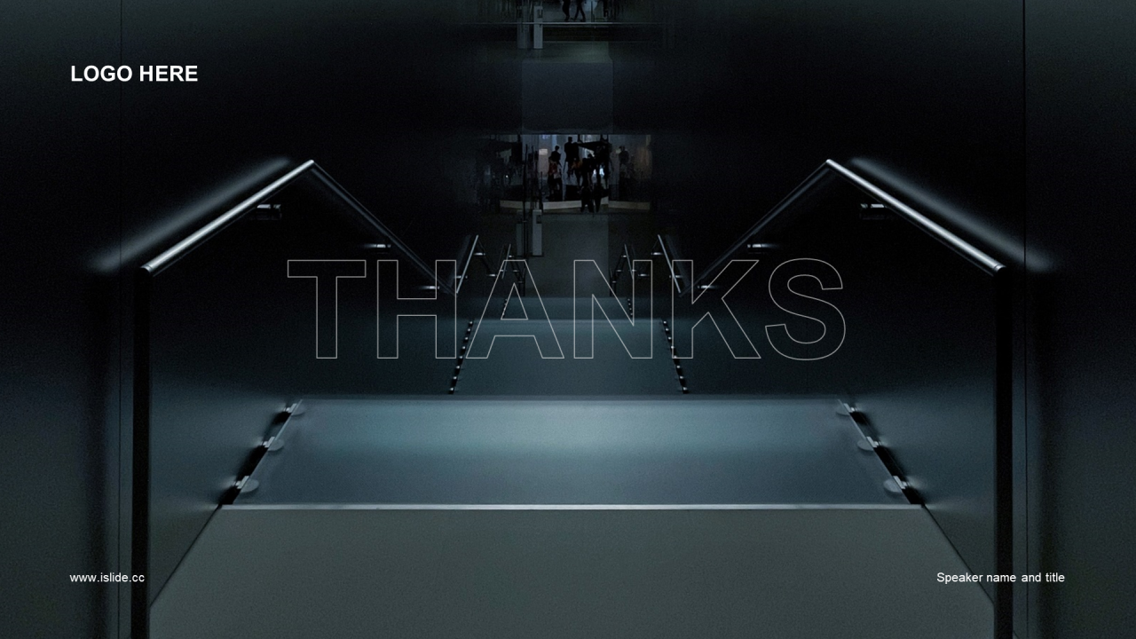 黑色商务工作总结PPT模板