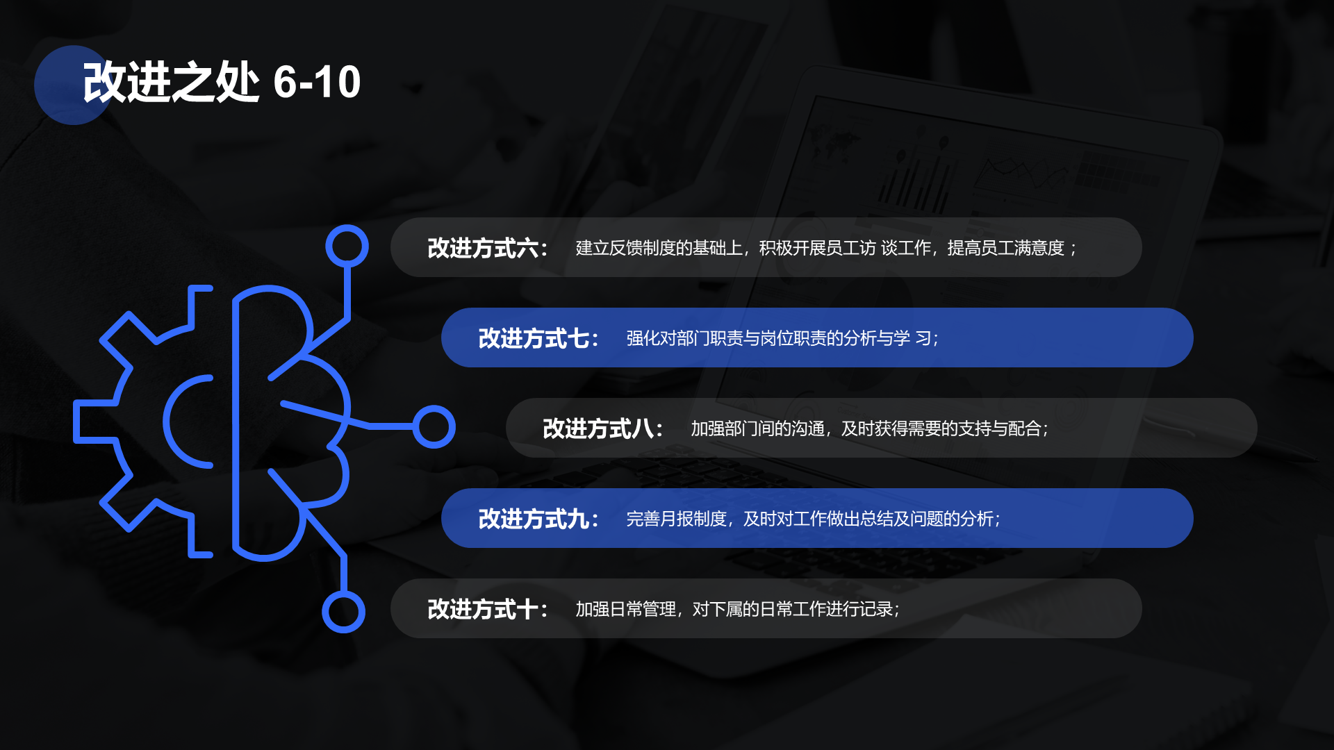 灰色商务人事部年终工作总结汇报PPT模板