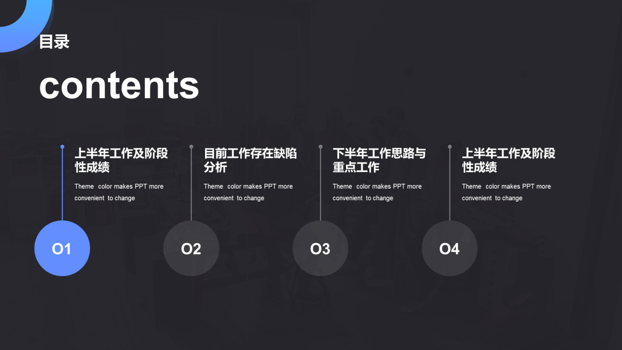 黑色商务公司财务部门年度工作汇报PPT素材下载